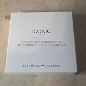 ICONIC London Lip & Cheek Cream Trio 3x3 g. 0.10 oz